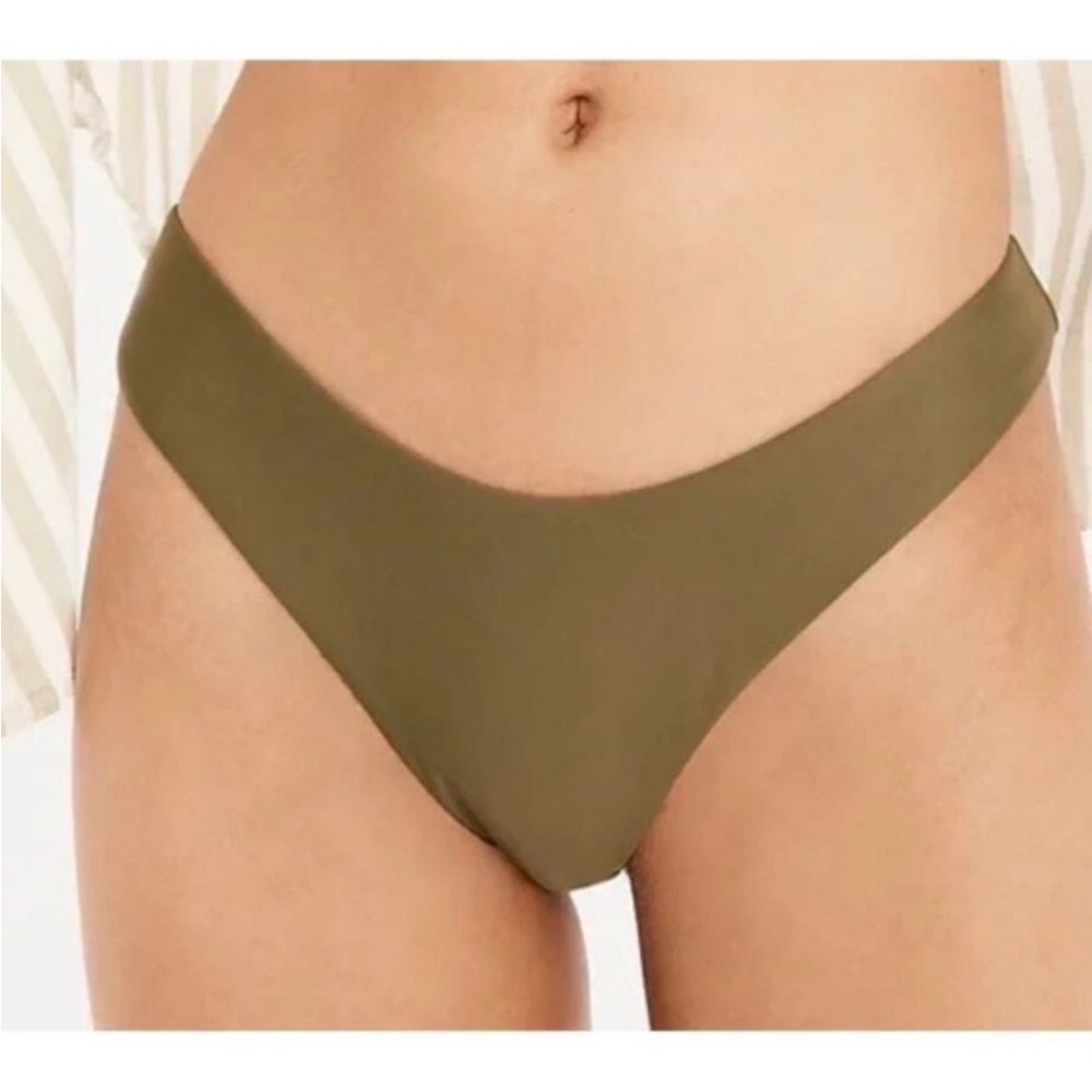 J Crew Swim S Bikini Bottom Green BC125